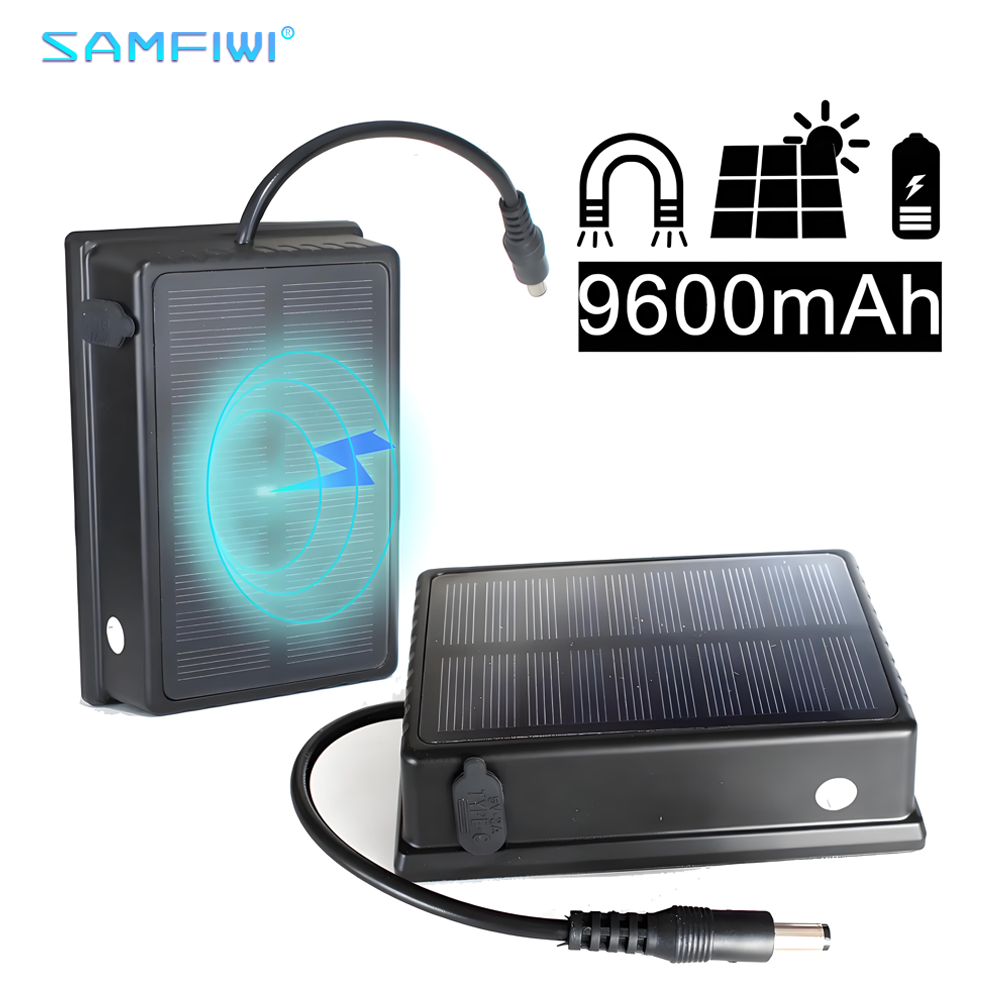 Renewable Energy Sources - Banque d'alimentation solaire magnétique rechargeable, étanche,
