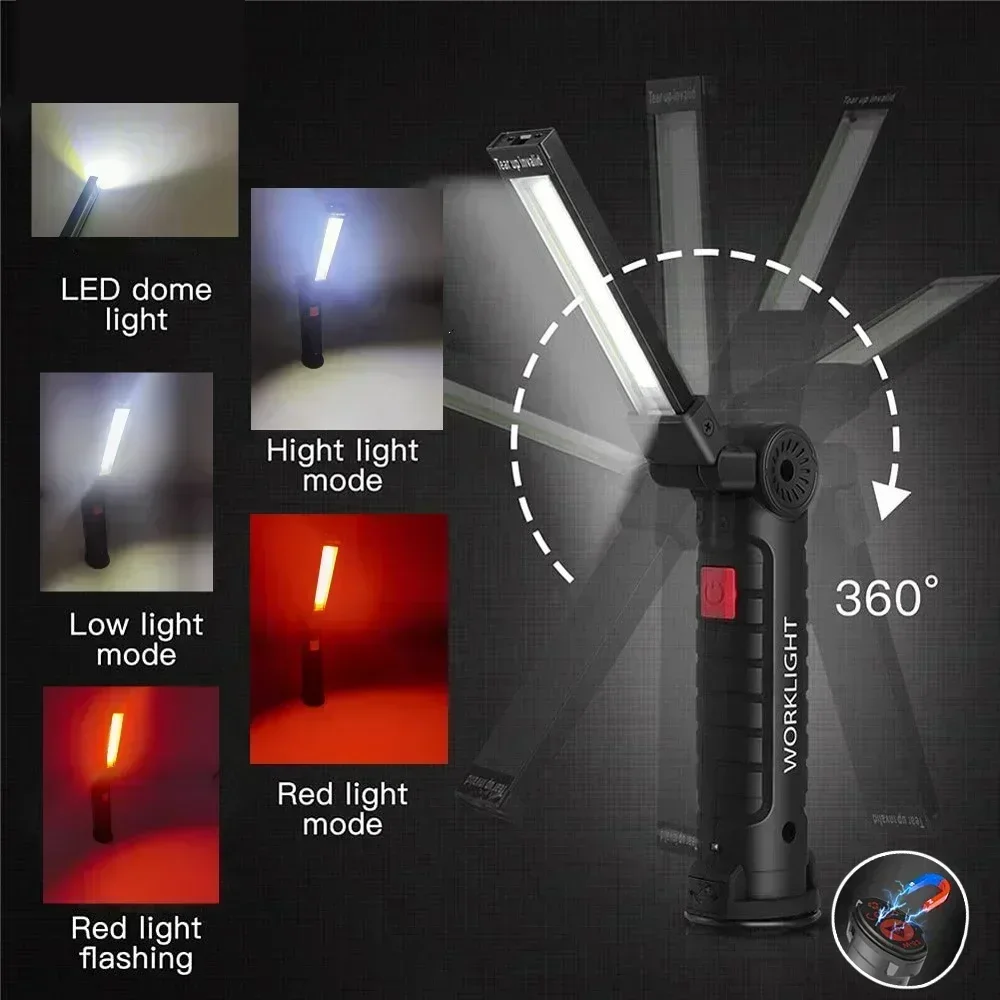 Lampe de travail LED COB Porta - Renewable Energy Sources avis et prix