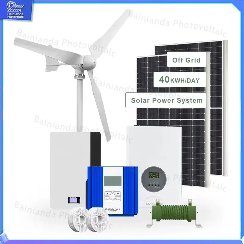 Kit d'énergie solaire éolienne - Renewable Energy Wind Solar avis et prix